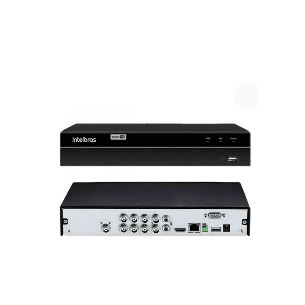 Dvr Intelbras 8 Canais Mhdx 1208 Com Hd De 6tb Instalado