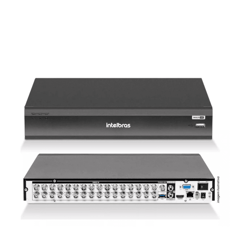 Dvr Intelbras 32 Canais Imhdx 3132 Com Hd De 4TB Instalado
