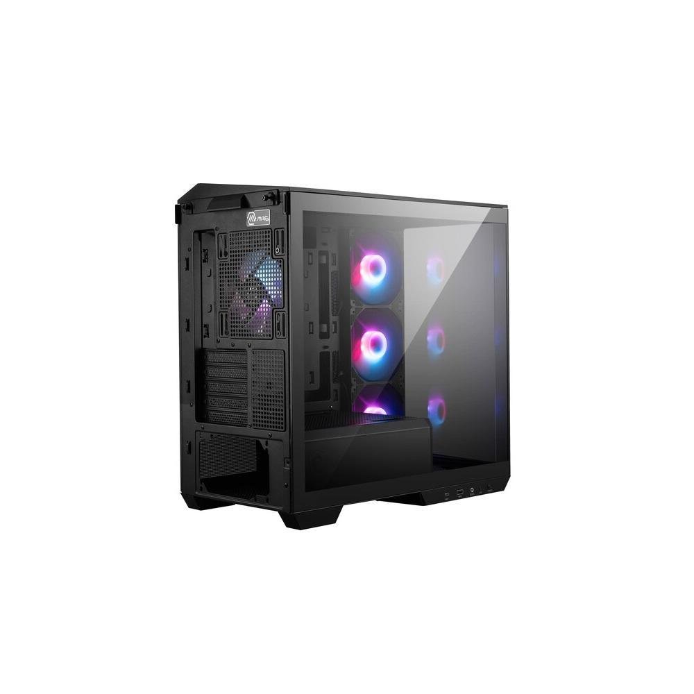 Gabinete Gamer Msi Mag Pano M100r Pz ARGB Mid Tower Usb 3.2 Vidro Temperado - Preto Gabinete Gamer Msi Mag Pano M100r Pz ARGB Mid Tower Usb 3.2 Vidro Temperado - Preto