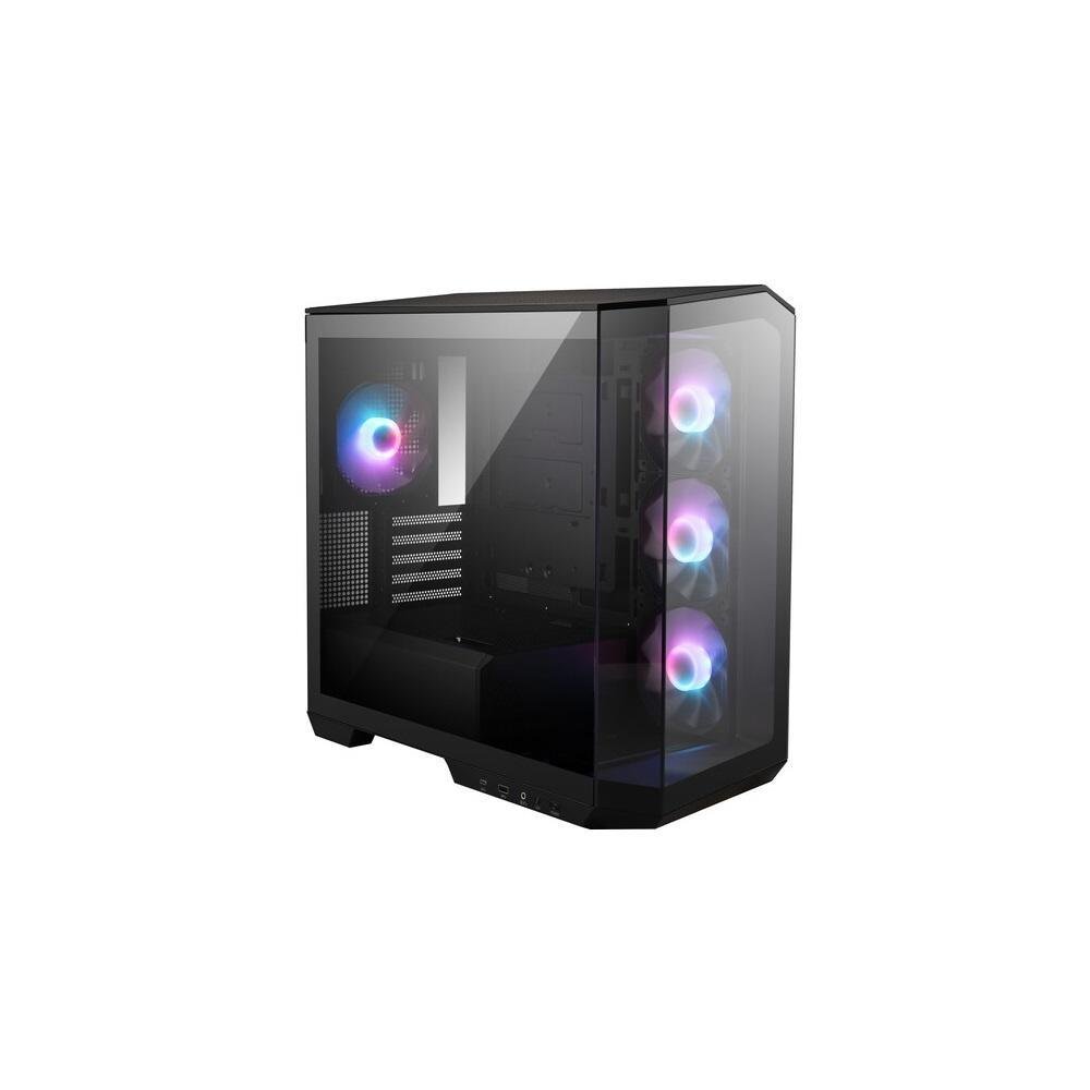 Gabinete Gamer Msi Mag Pano M100r Pz ARGB Mid Tower Usb 3.2 Vidro Temperado - Preto Gabinete Gamer Msi Mag Pano M100r Pz ARGB Mid Tower Usb 3.2 Vidro Temperado - Preto