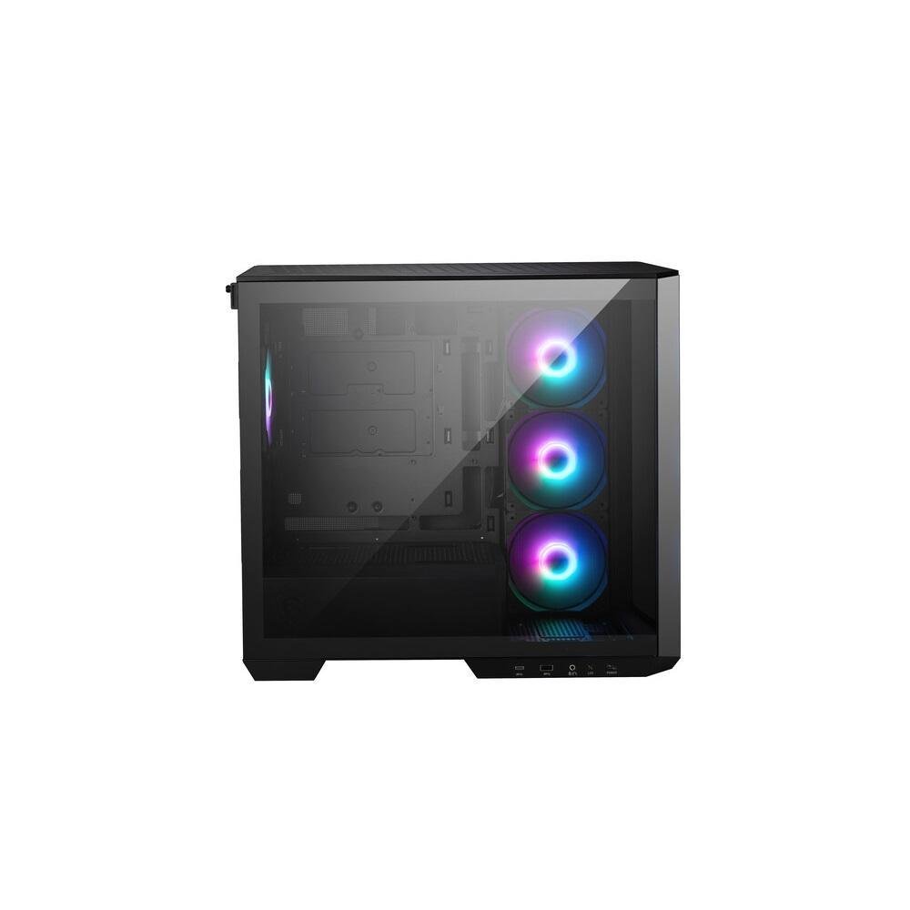 Gabinete Gamer Msi Mag Pano M100r Pz ARGB Mid Tower Usb 3.2 Vidro Temperado - Preto Gabinete Gamer Msi Mag Pano M100r Pz ARGB Mid Tower Usb 3.2 Vidro Temperado - Preto
