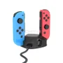 Carregador LED Nintendo Switch Joy-con 4 Controles Estação Base