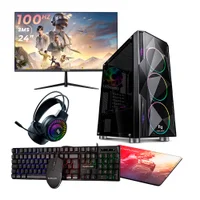 PC Gamer Completo Ryzen 5 5600GT, 16GB 3200MHz, Radeon Vega 7, SSD 480GB, 500W 80 Plus, Gabinete Com 3 Fans + Monitor 24" 100Hz - Nli87588