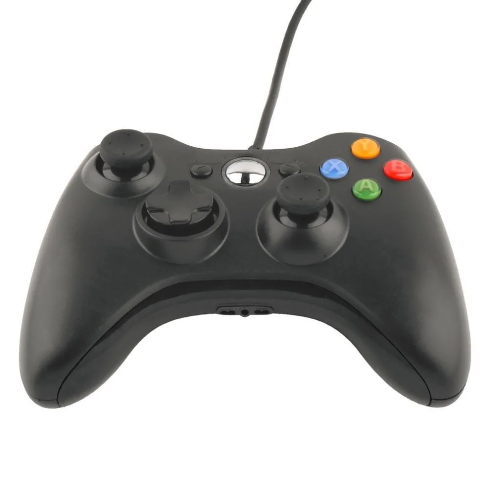 Controle Usb Com Fio XBOX 360 Para Computador PC Notebook Preto