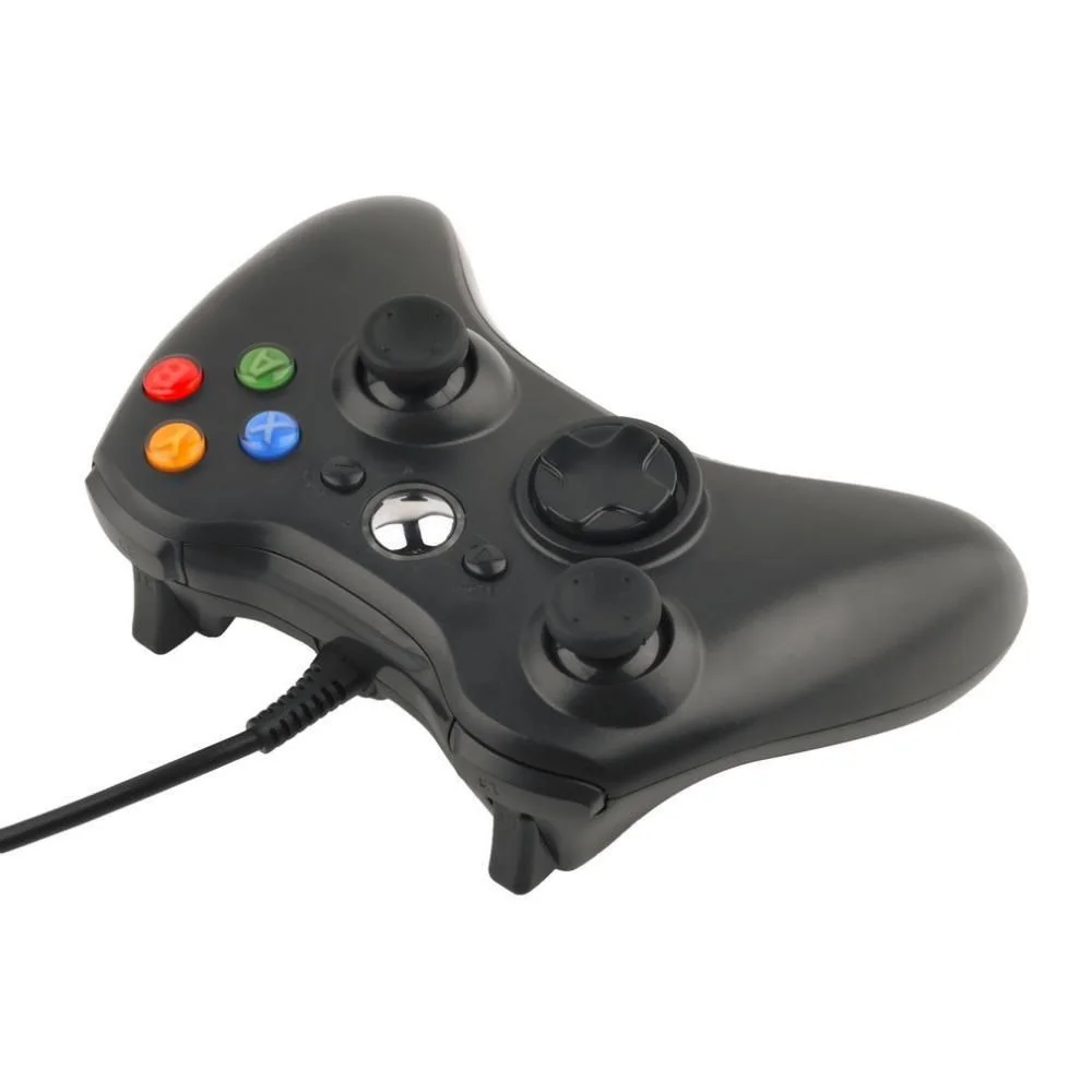 Controle Usb Com Fio XBOX 360 Para Computador PC Notebook Preto