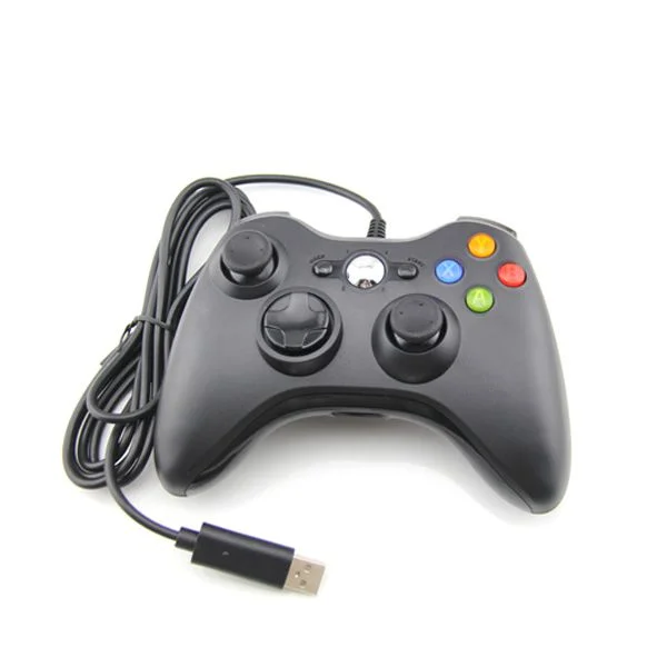 Controle Usb Com Fio XBOX 360 Para Computador PC Notebook Preto