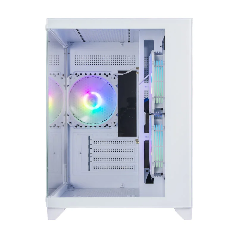 Gabinete Gamer Bluecase Bg-052w Soul Pro - Lateral E Frontal Em Vidro - Usb 3.0 - 3 Coolers Inclusos Gabinete Gamer Bluecase Bg-052w Soul Pro - Lateral E Frontal Em Vidro - Usb 3.0 - 3 Coolers Inclusos