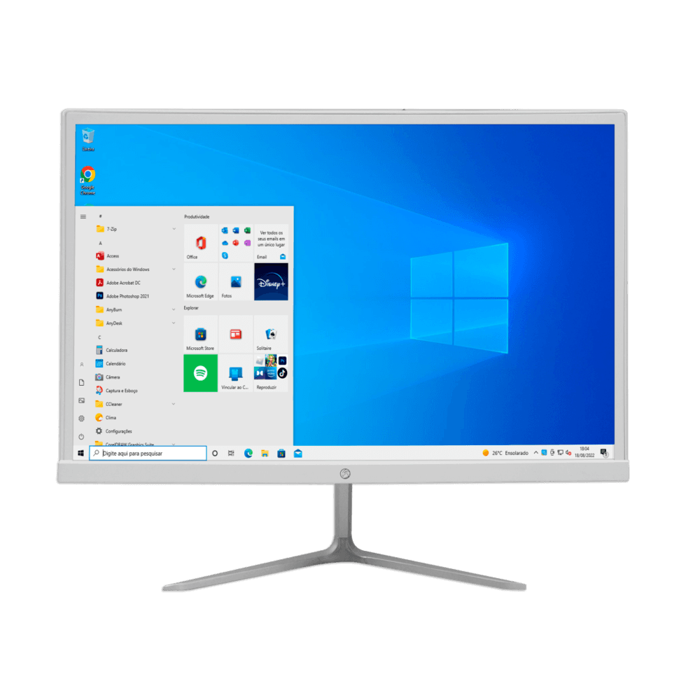 Computador All In One I7 16gb Ram SSD 960gb Tela 19 Hd Wifi - Branco em Campinas - foto 3