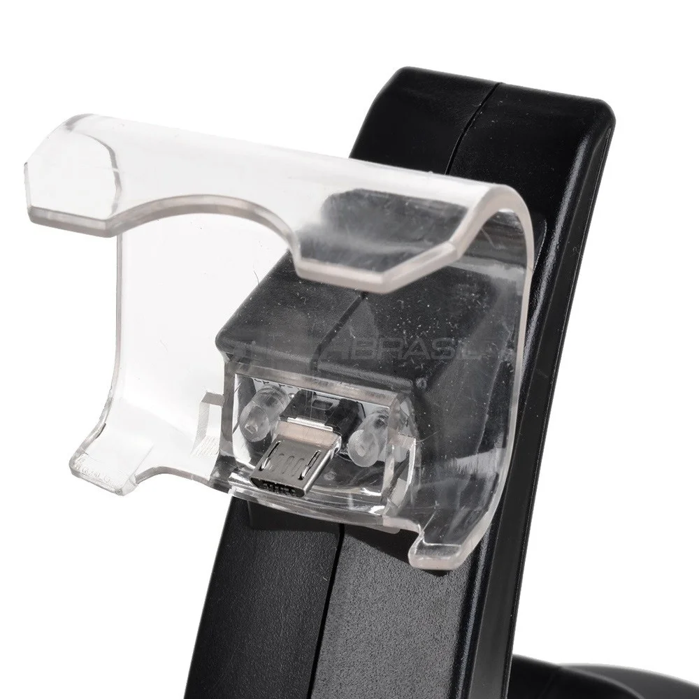 Carregador Duplo Controle Para Playstation 4 Dualschok 4 Base Carregador Duplo Controle Para Playstation 4 Dualschok 4 Base
