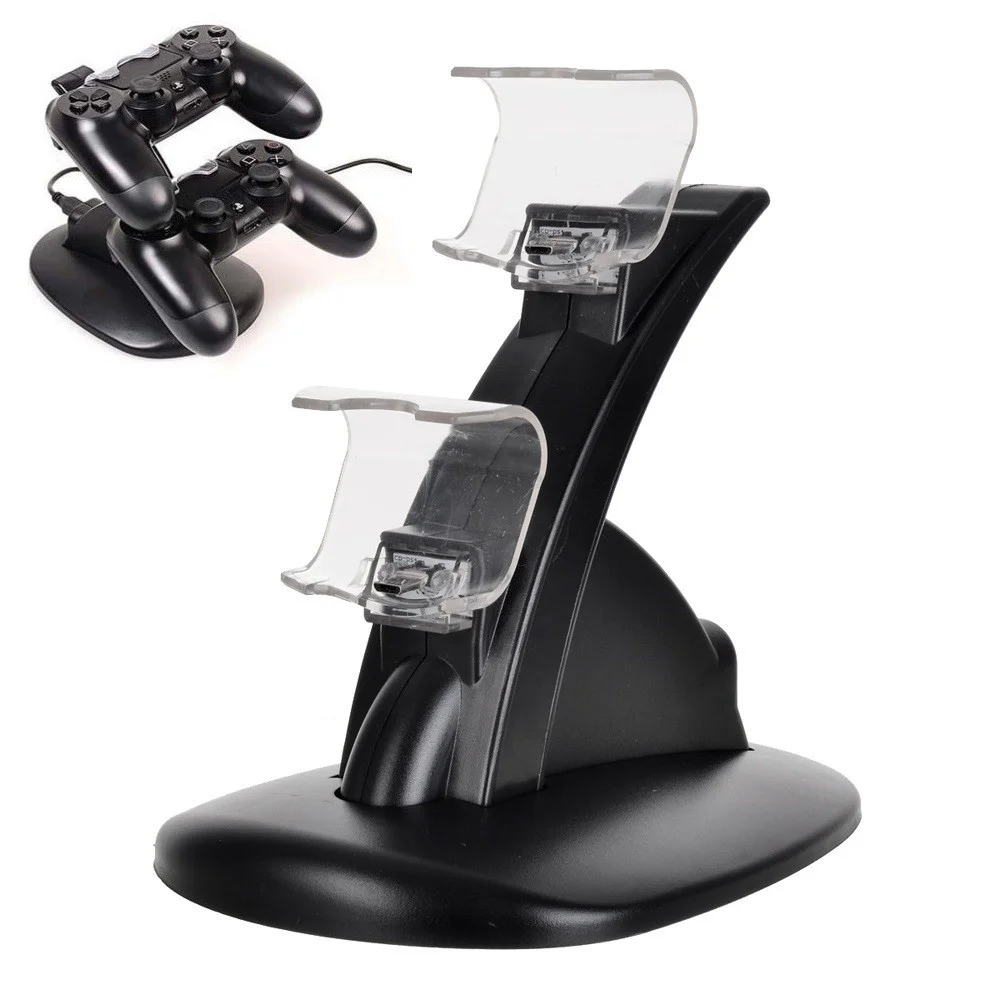 Carregador Duplo Controle Para Playstation 4 Dualschok 4 Base Carregador Duplo Controle Para Playstation 4 Dualschok 4 Base
