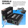 Par Conversor Mídia Fibra Óptica A+b Gigabit 1000 Mbps Rj45