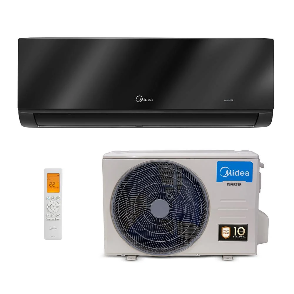 Ar Condicionado Springer Midea Xtreme Save Connect Black Edition Split Inverter, 18000 BTUS, 220V, Quente e Frio Ar Condicionado Springer Midea Xtreme Save Connect Black Edition Split Inverter, 18000 BTUS, 220V, Quente e Frio