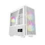 Gabinete Gamer Deepcool Ch360 Digital Wh, ARGB, Mini Tower, Display Digital, 3 Fans, Branco