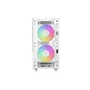 Gabinete Gamer Deepcool Ch360 Digital Wh, ARGB, Mini Tower, Display Digital, 3 Fans, Branco