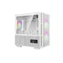 Gabinete Gamer Deepcool Ch360 Digital Wh, ARGB, Mini Tower, Display Digital, 3 Fans, Branco