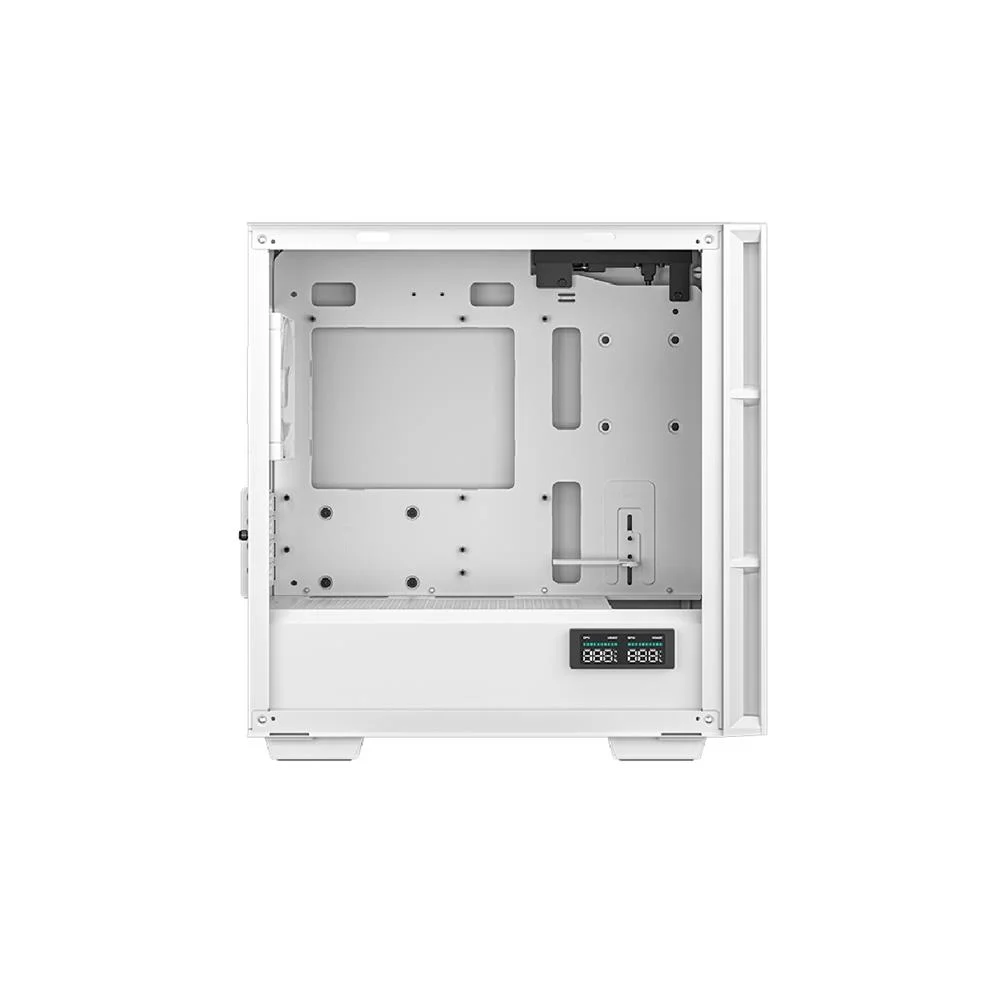 Gabinete Gamer Deepcool Ch360 Digital Wh, ARGB, Mini Tower, Display Digital, 3 Fans, Branco