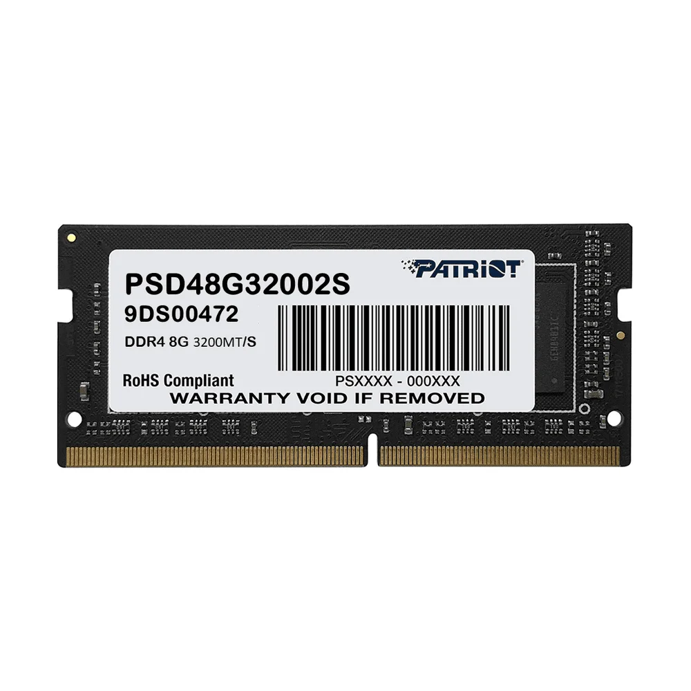 Memória Ram Ddr4 8GB 3200mhz (notebook) - Patriot Signature Memória Ram Ddr4 8GB 3200mhz (notebook) - Patriot Signature