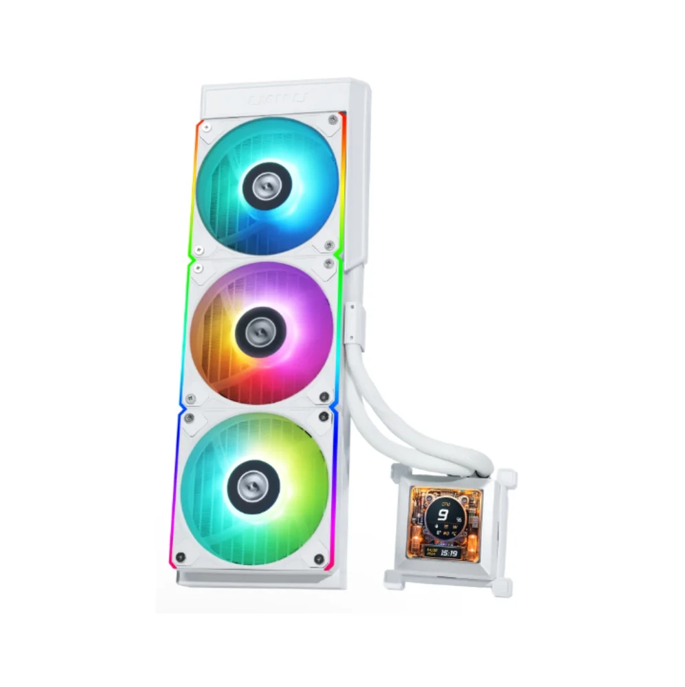 Lianli HydroShift LCD 360 ホワイト液体冷却 KaBuM Aperte o K e evolua em Tecnologia e Games
