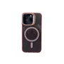 Capa Capinha Case Brilho Luxo Glitter Premium Magsafe Magnética Com Suporte Bracket Para Iphone 13 Pro Max - Rosa