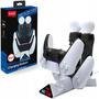 Base Dock Carregador 4 Em 1 Luz LED Compativel Com 2 Controle Playstation 5 E 2 Ps Move