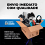 Base Dock Carregador 4 Em 1 Luz LED Compativel Com 2 Controle Playstation 5 E 2 Ps Move