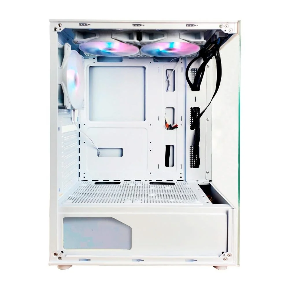 Gabinete Gamer Hayom Gb1793 Branco C/ 03 Fan Incluso S/ Fonte