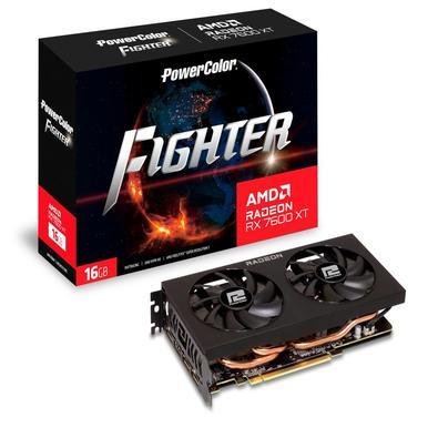 【美品】PowerColor RX7600 Fighter 8GB KaBuM Aperte o K e evolua em Tecnologia e Games