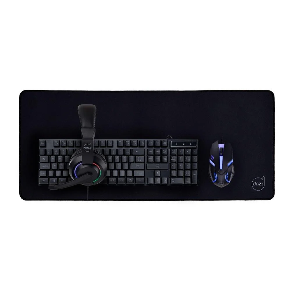 Kit Gamer Dazz Novacore 4 em 1 Teclado Membrana