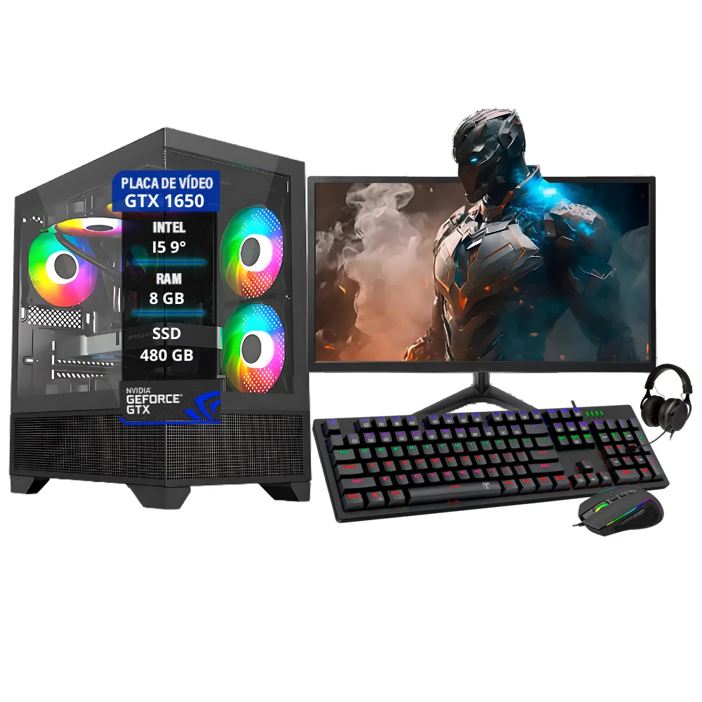 ゲーミングPC GTX1070 i5-9400 SSD756GB 16GB KaBuM Aperte o K e evolua em Tecnologia e Games