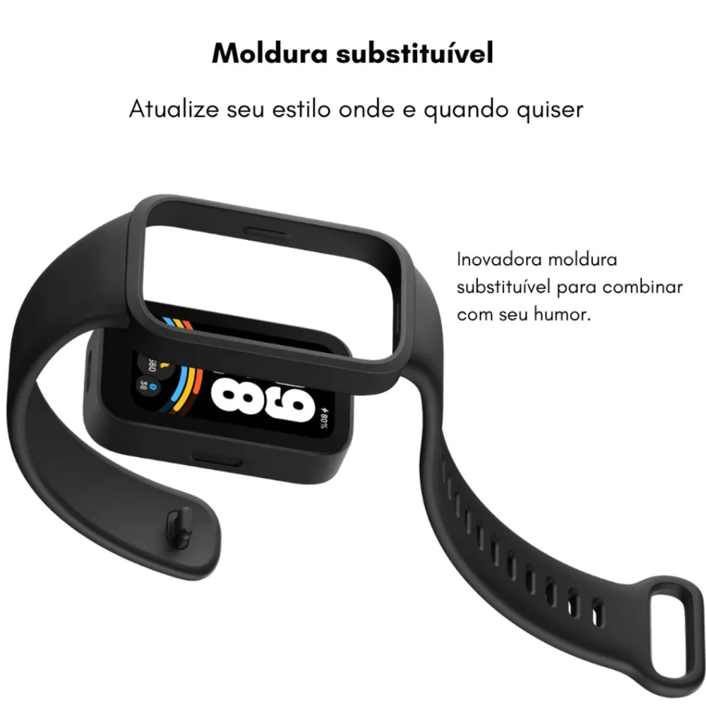 Xiaomi Smartwatch Smart Band 9 Active Global 1.47 Tela 60Hz 18 Dias Bateria 5ATM Resistente à Água Fitness - view 2