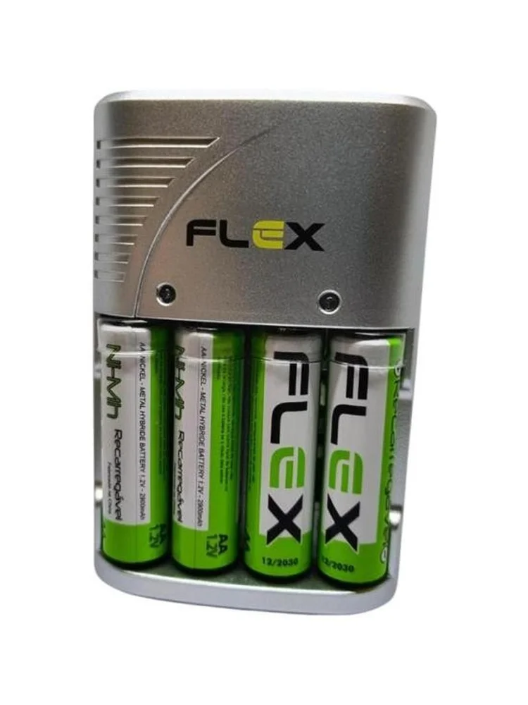 Carregador De Pilhas Aa/aaa/9v Fxc164p Bivolt Flex