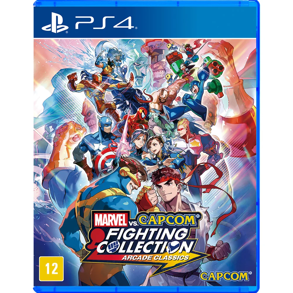 Jogo Marvel Vs Capcom Fighting Collection Arcade Classics Ps4 - Midia Fisica Jogo Marvel Vs Capcom Fighting Collection Arcade Classics Ps4 - Midia Fisica