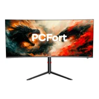 Monitor Gamer Curvo Concórdia Pcfort 34" QHD, 165Hz, 1ms, HDR, 99% sRGB, FreeSync/Gsync, 2x Display Port, 2x HDMI, Alto Falante - W340i165