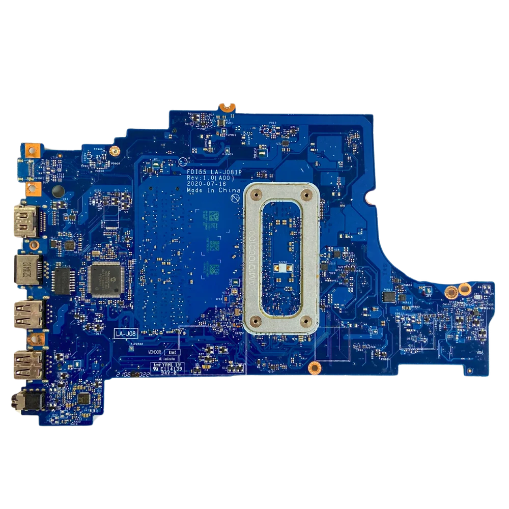 Placa Mãe Dell La-j081p Intel® Core™ i5-1035g1 Sucata Placa Mãe Dell La-j081p Intel® Core™ i5-1035g1 Sucata