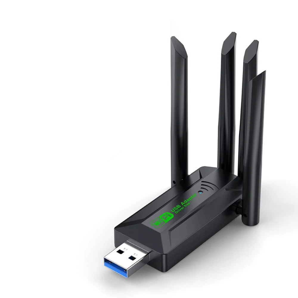 Adaptador WiFi Dual Band 1200 Mbps USB – Alta Velocidade 2.4Ghz/5Ghz