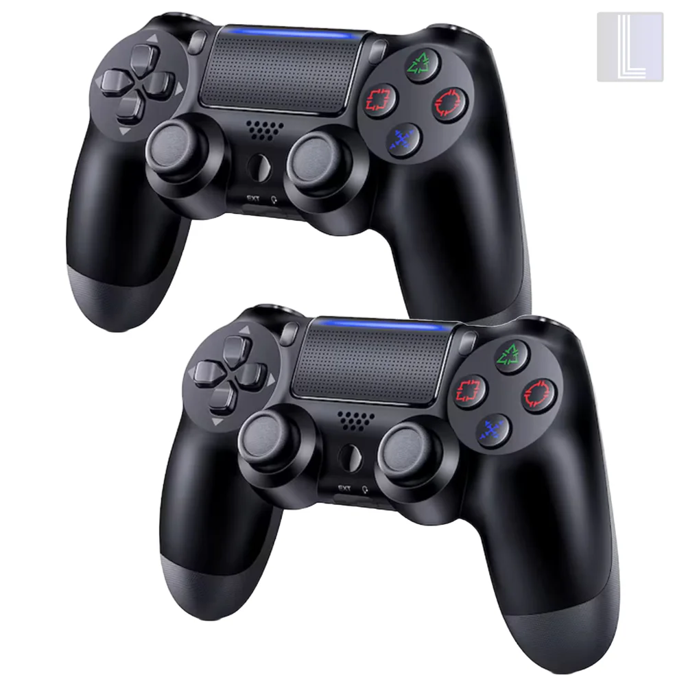 Kit 2 Controles Sem Fio Para Ps4 PC Com Cabo 1m Micro Usb Kit 2 Controles Sem Fio Para Ps4 PC Com Cabo 1m Micro Usb