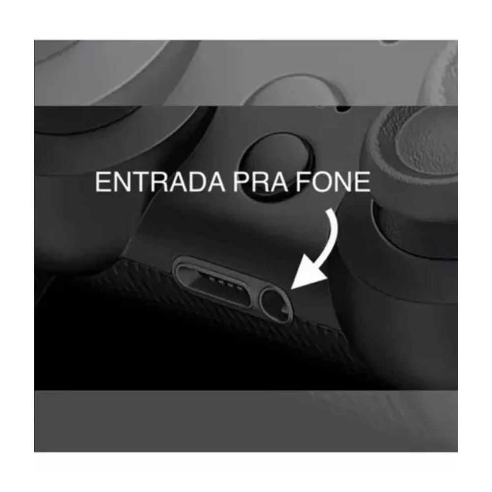 Kit 2 Controles Sem Fio Para Ps4 PC Com Cabo 1m Micro Usb Kit 2 Controles Sem Fio Para Ps4 PC Com Cabo 1m Micro Usb