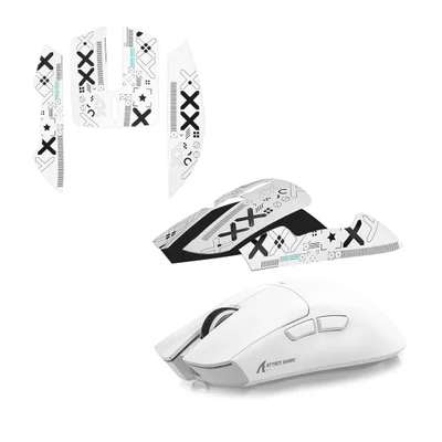 Mouse Gamer Attack Shark X11, White, 22000dpi, RGB, Tri-mode