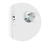 Fechadura Para Porta Divisória Tubular Tulipa Externa Inox Polido 90mm A 100mm  (br90/100 Py) Soprano
