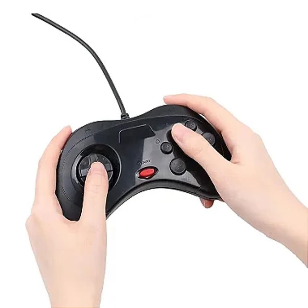 Controle Sega Saturn USB 6 Botões para PC Street
