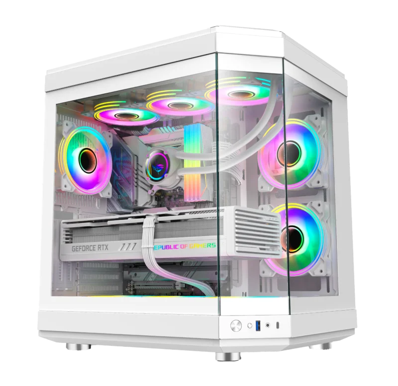 【レインボー】蝕像水晶 70×50×30mm KaBuM Aperte o K e evolua em Tecnologia e Games