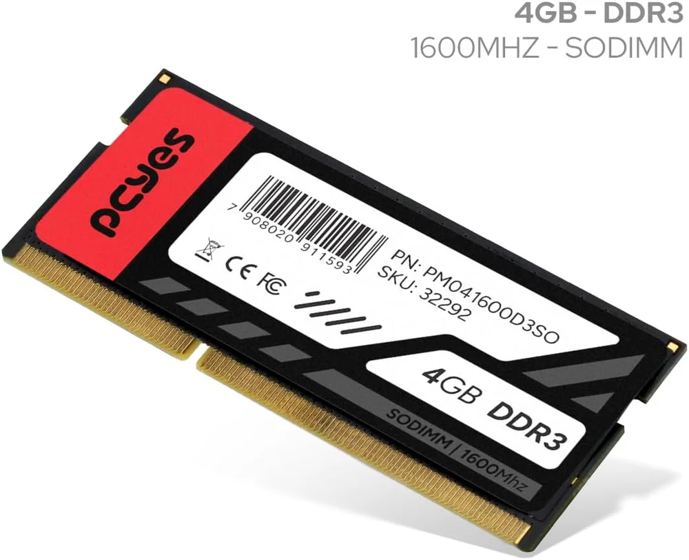 Memoria PCyes Sodimm 4gb Ddr3 1600mhz - Pm041600d3so Memoria PCyes Sodimm 4gb Ddr3 1600mhz - Pm041600d3so