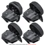 Kit Capas Protetoras Qualicapas Compatíveis c/ Volante, Base e Pedal G25 G27 G29 G920 G923 Simulador Gamer Logitech