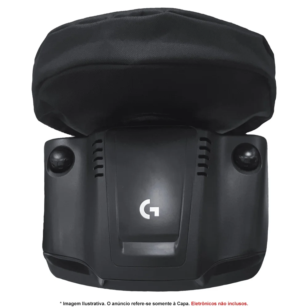 Kit Capas Protetoras Qualicapas Compatíveis c/ Volante, Base e Pedal G25 G27 G29 G920 G923 Simulador Gamer Logitech Kit Capas Protetoras Qualicapas Compatíveis c/ Volante, Base e Pedal G25 G27 G29 G920 G923 Simulador Gamer Logitech