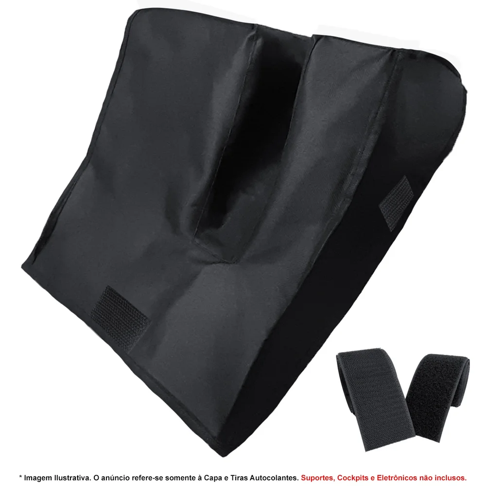 Kit Capas Protetoras Qualicapas Compatíveis c/ Volante, Base e Pedal G25 G27 G29 G920 G923 Simulador Gamer Logitech Kit Capas Protetoras Qualicapas Compatíveis c/ Volante, Base e Pedal G25 G27 G29 G920 G923 Simulador Gamer Logitech