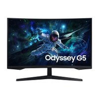 Monitor Gamer Samsung Odyssey G5, 32", QHD, 165Hz, 1ms,  Freesync, HDMI E DP, Preto - Ls32cg552elmzd