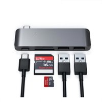 Hub Usb-c Satechi 4 Portas Pd 60w Usb-a 3.0 + Sd Space Gray
