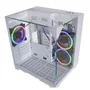 Gabinete Aquário Visão Inifinita White Cg-w3d3 Micro Atx