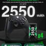 Beboncool 4x2550mah Bateria Recarregável Para XBOX One + Usb.