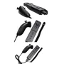 Controle Joystick Com Nunchuk Compativel Nintendo Wii E Wii U Cor Preto